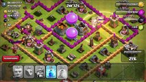 Clash of clans - MASS GIANT ATTACK (TH8 Awesome Raids)