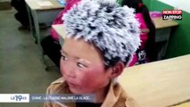 Chine : A cause du froid, un enfant arrive les cheveux gelés à l’école (Vidéo)