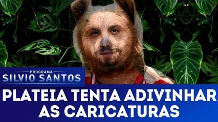 Plateia tenta adivinhar todas as caricaturas