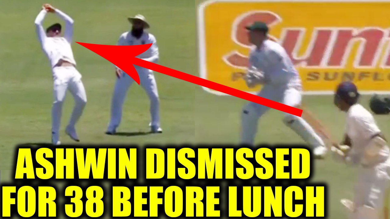 India vs South Africa 2nd test 3rd day : Ashwin dismissed for 38 run, du Plessis takes a stunner