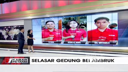 Kepolisian dan Pengelola Masih Lakukan Investigasi Ambruknya Selasar Gedung BEI