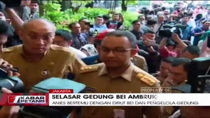 Anies Baswedan Mendatangi Gedung Bursa Efek Indonesia
