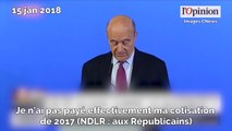 Alain Juppé prend du recul vis-à-vis des Républicains