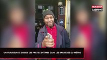 Londres : Un fraudeur se coince les parties intimes dans les barrières du métro (Vidéo)