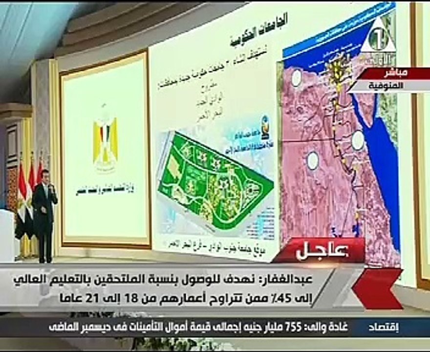 وزير التعليم العالى: نسعى لزيادة الجامعات الخاصة إلى 51 بدلا من 23