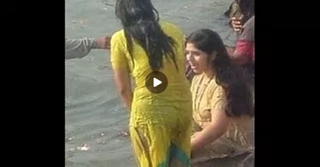 Students Having Fun on Seaside