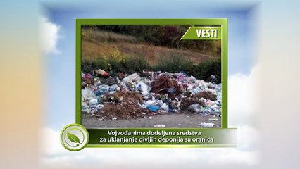 VESTI - Vojvođanima dodeljena sredstva za uklanjanje divljih deponija sa oranica