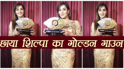 BIGG BOSS 11 winner Shilpa Shinde's Golden Gown becomes her lucky charm | FilmiBeat
