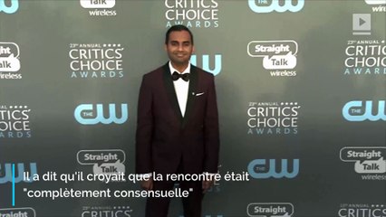 Aziz Ansari réagit aux allégations d'agression sexuelle