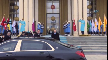 Cumhurbaşkanı Erdoğan, Katar Emiri Al Sani'yi Kabul Etti