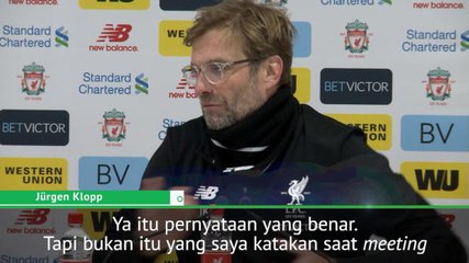 Penting Menunjukkan Liverpool Bisa Menang Tanpa Coutinho - Klopp