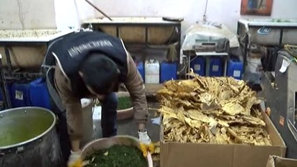 Polisten 4 Milyonluk Kaçak Nargile Tütünü Operasyonu