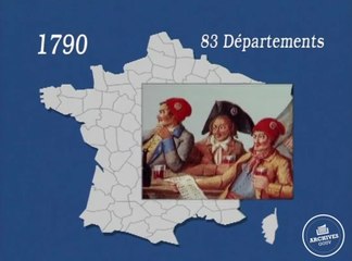 83 départements sont créés en France