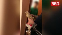 Policia greke kontroll urgjent në banesën e shqiptarit, shokohen nga ajo që gjejnë (360video)