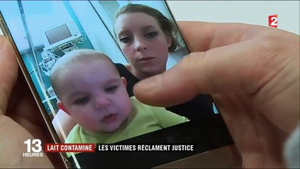Lait contaminé : les victimes réclament justice