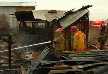 Se reportó un incendio en la madrugada de hoy en el cantón Durán