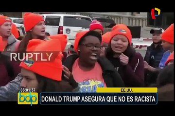 EEUU: Donald Trump asegura que no es racista