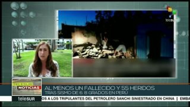 Ejército peruano llega a zona afectada por sismo de 6.8 grados