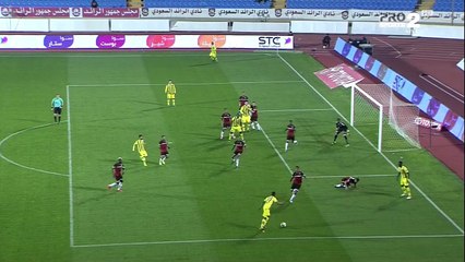 ملخص مباراة التعاون والرائد في الجولة 17 من الدوري السعودي للمحترفين