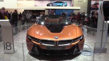 Présentation de la nouvelle BMW i8 Roadster au salon de Bruxelles​