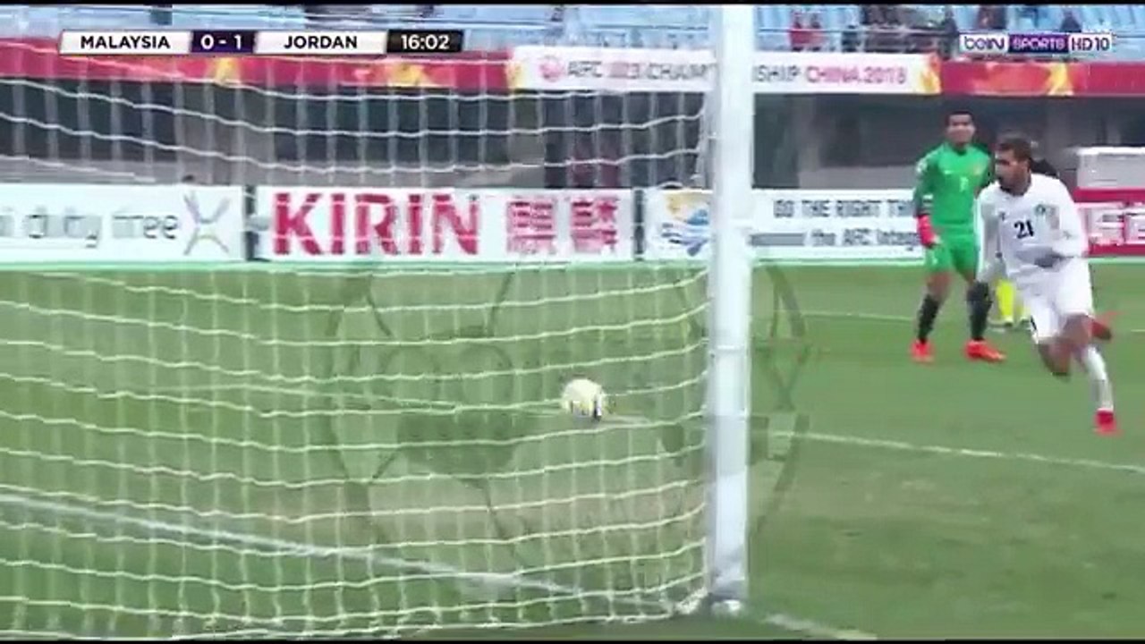 اهداف مباراة الأردن وماليزيا 1 1 اهداف مباراة ماليزيا والأردن 1 1 كأس آسيا تحت 23 سنة