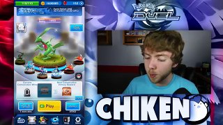 TRYING OUT SCEPTILE - POKEMON DUEL WATER GYM CUP BATTLES