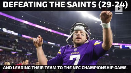 Vikings Defeat Saints in 'Miracle' Play by Diggs, Keenum