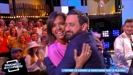 La danse de Karine Le Marchand et Cyril Hanouna