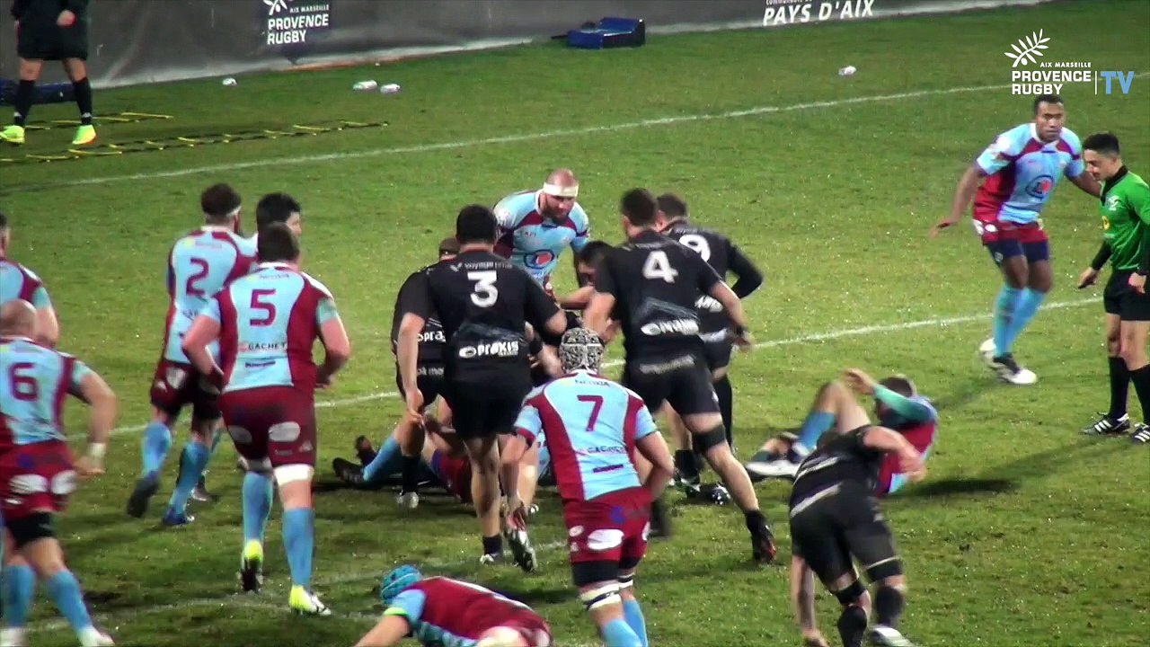 Provence Rugby / Bourgoin : les temps forts