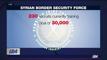 US has plans for 30,000 border security officials on the Syrian border.