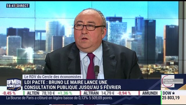 Le Cercle des Économistes: Bruno Le Maire lance une consultation publique sur la loi Pacte jusqu'au 5 février - 15/01