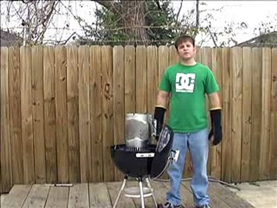Weber Charcoal Grill Cooking Video