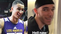 Lonzo Ball Gets ROASTED by Teammate Kyle Kuzma for Wearing a Du-Rag
