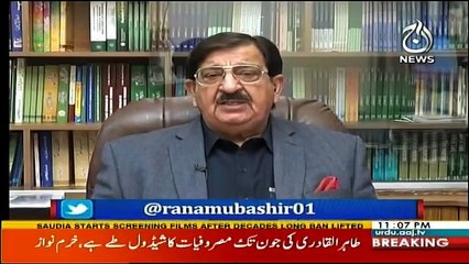 Aaj Rana Mubashir Kay Sath - 15th January 2018