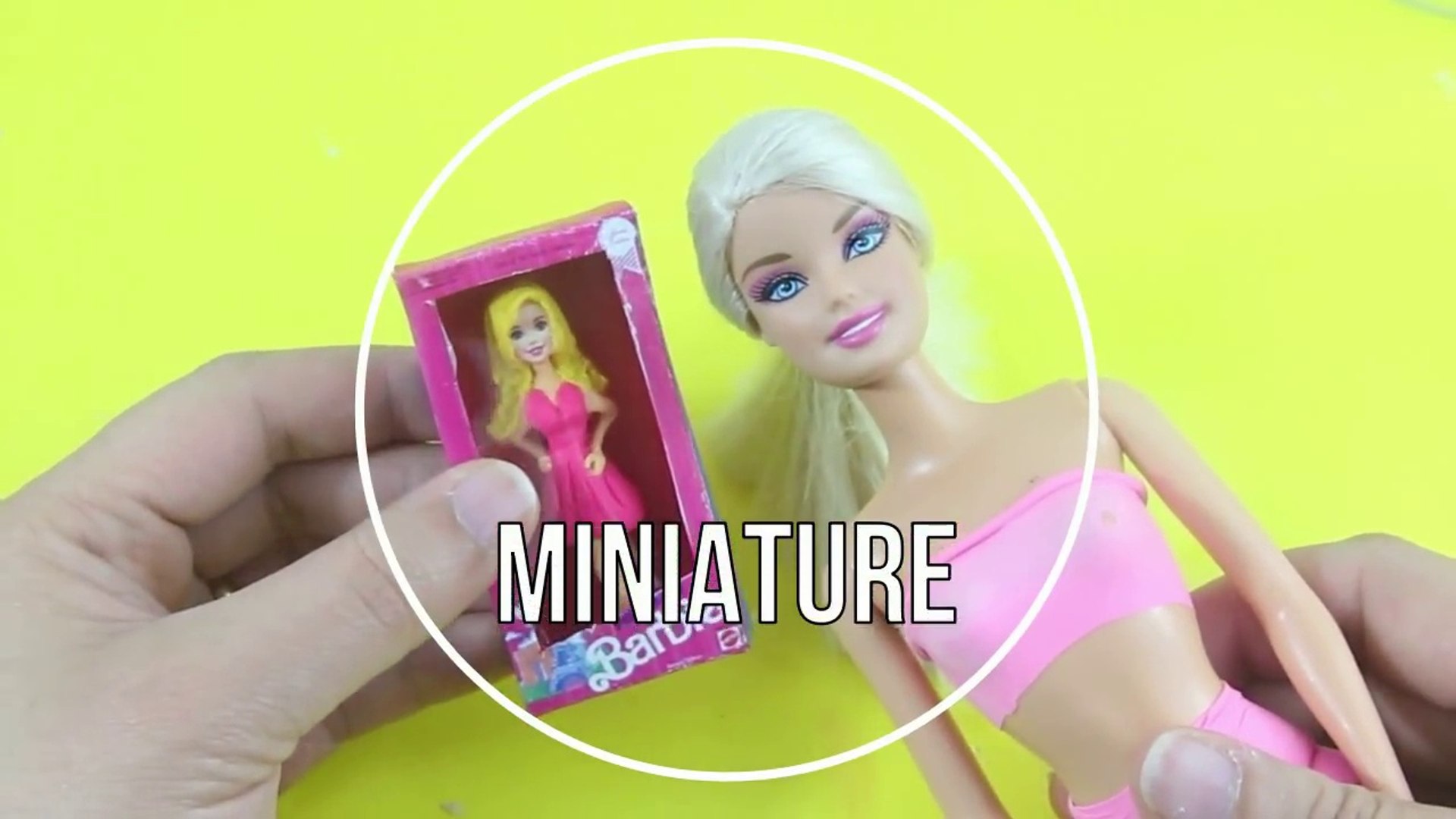 How to Make Miniature Barbie Doll - Tutorial - video Dailymotion