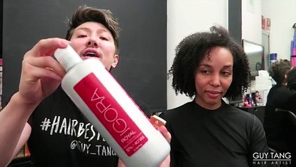 Balayage Spongelights on Textured Hair