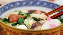 Odamaki-mushi (Egg Custard with Udon Noodles) Recipe 小田巻き蒸し（うどん入り茶碗蒸し） 作り方 レシピ
