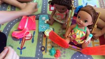 Baby Alive Darci & Alana are packing for their Hawaiian Vacation! Two Our Generation sets Unboxings!