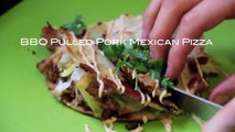BBQ Pulled Pork Mexican Pizza (Cooking 