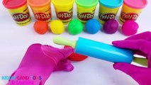 Playdoh Molds Learn Colors Mickey Mouse Peppa Pig Paw Patrol Ice Cream Finger Family Surprise Eggs