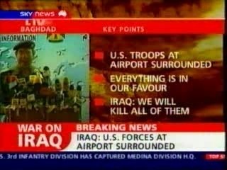 Guerre en Irak : Sky News - 5 avril 2003