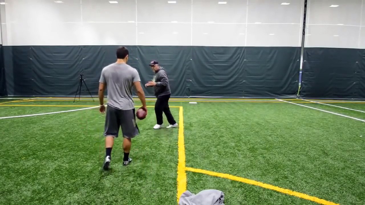 inside the training 49ers QB Jimmy Garoppolo received from QB Coach Jeff Christensen.