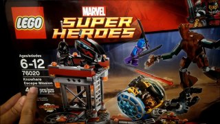 LEGO super heroes Knowhere Escape Mission Lego 76020 Grood Guardianes Galaxia Review Español