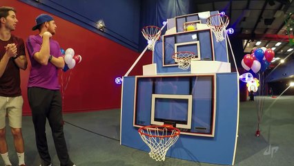 Giant Basketball Arcade Battle | Dude Perfect