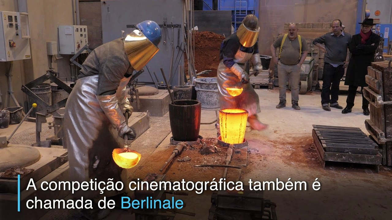 Urso de Ouro começa a sair da fornalha