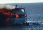 Dramatic Video Shows Passengers Jumping Off Burning Casino Boat