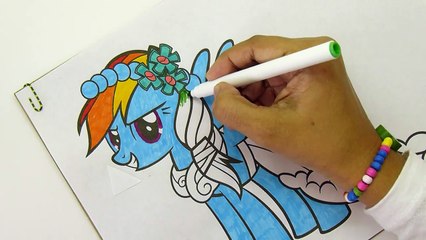 My little Pony RAINBOW DASH Coloring Page