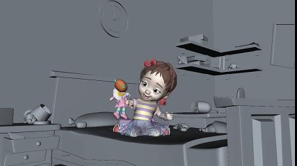CGI 3D Animated Shot HD  Little Girl Animation Shot  by Gunes Gocmen