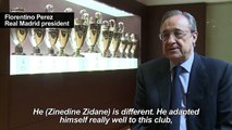 Real Madrid boss Perez lauds manager Zidane f