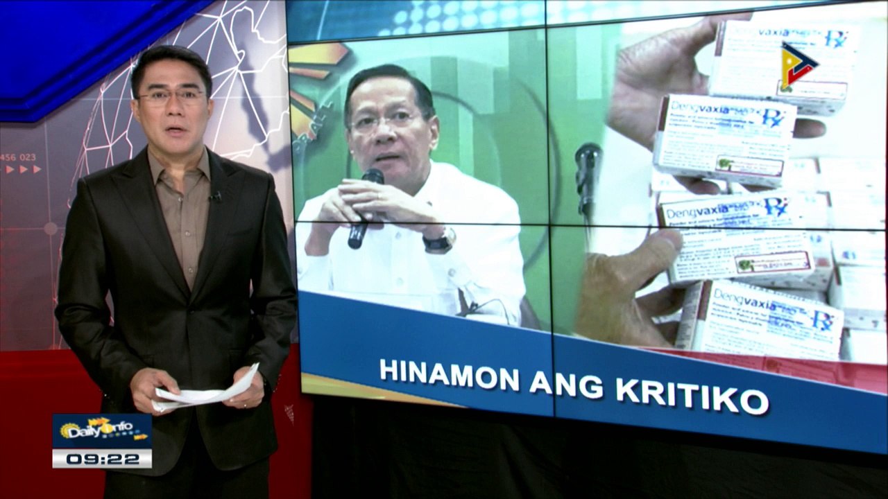 DOH Sec. Duque. hinamon ang mga kritiko na maglabas ng ebidensya ukol sa mga alegasyon sa ahensya
